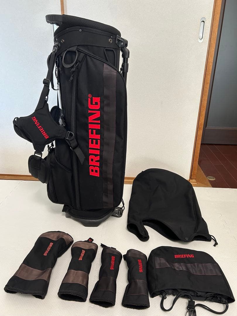 【美品】BRIEFING キャディバッグ　CR-4 ブリーフィング CR-4 #04（シーアール4 #04（キャディバッグ））（BRG253D03）|商品