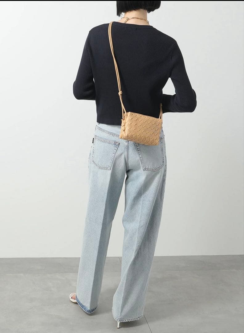 ボッテガヴェネタ ミニ インテレッチャートラムスキン カメラ クロス