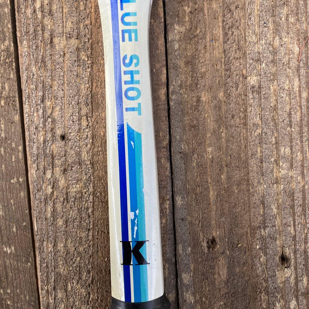 カワサキ Kawasaki ラケット 軟式 テニス グリーン、ブルーショット