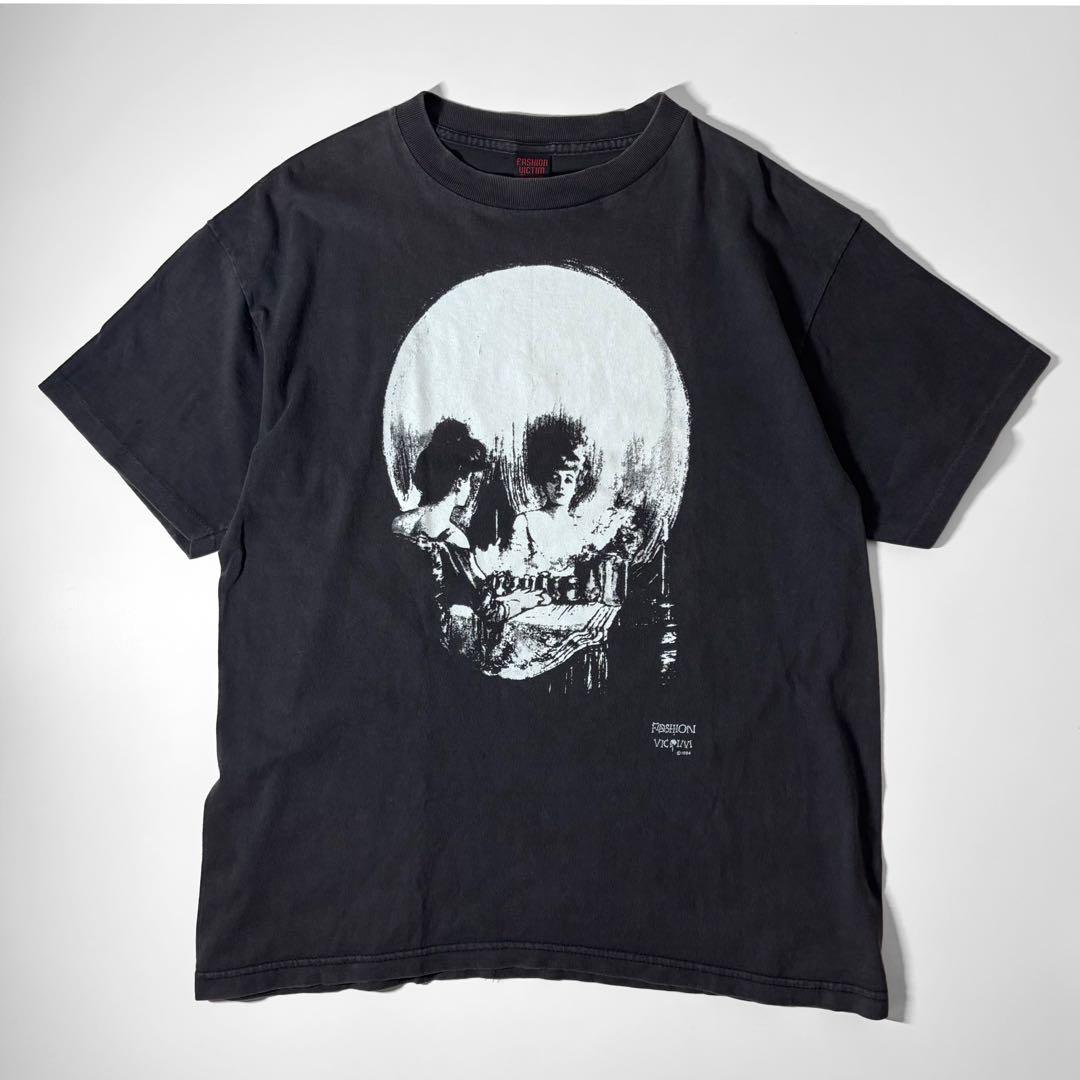 超希少 90s FASHION VICTIM インビジブル スカル Tシャツ L - メルカリ