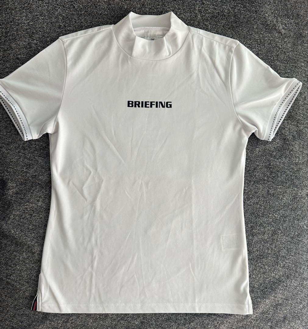 極美品】BRIEFING ホワイト モックネック レディース M