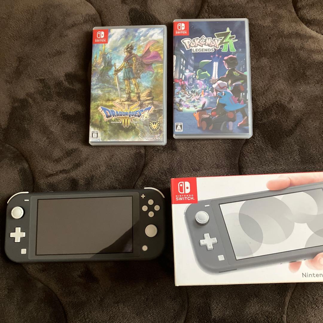 Nintendo Switch Lite グレー 本体 + ゲーム2本 Amazon.com: Nintendo Switch Lite - Gray : Video Games
