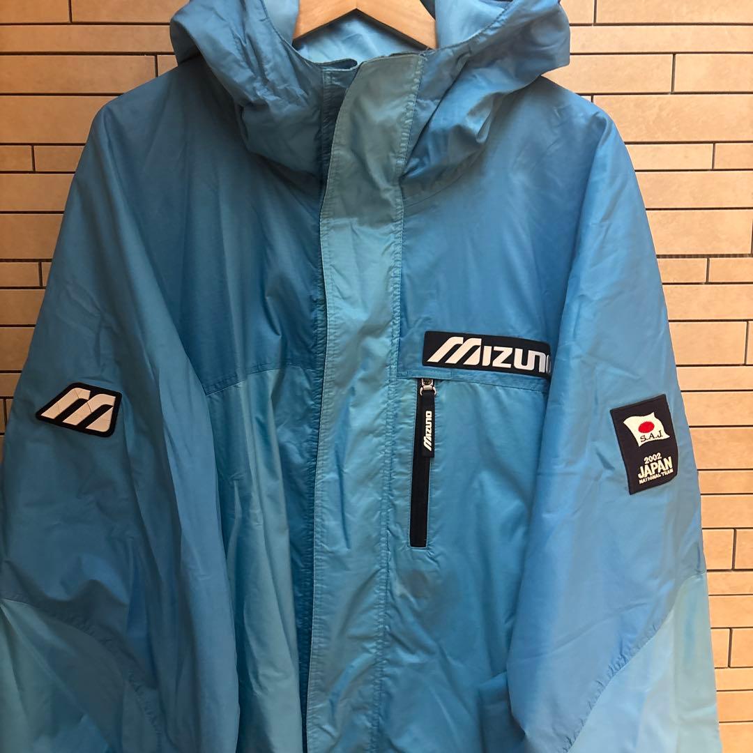 良品 ミズノ ナショナルチーム SAJ 非売品 ベンチコート O（XL）