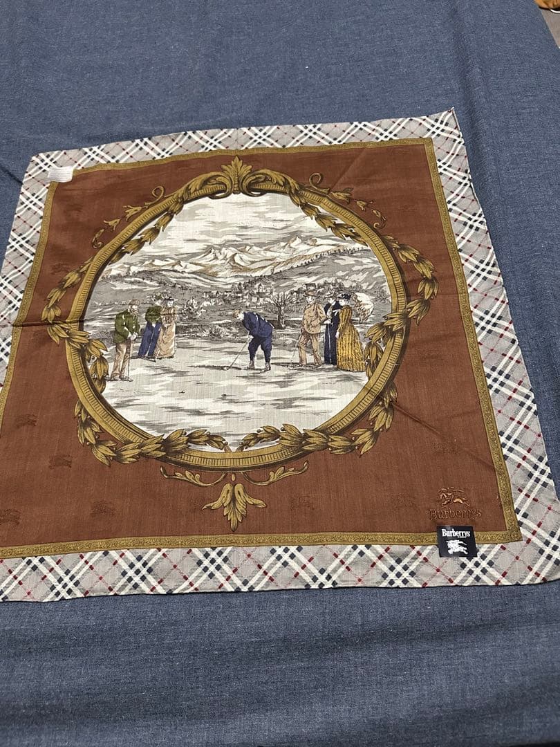 d*7様 Burberrys バーバリーズ　ヴィンテージ　ハンカチ三陽商会タグ付 d*7様 Burberrys バーバリーズ ヴィンテージ ハンカチ三陽商会タグ付 d