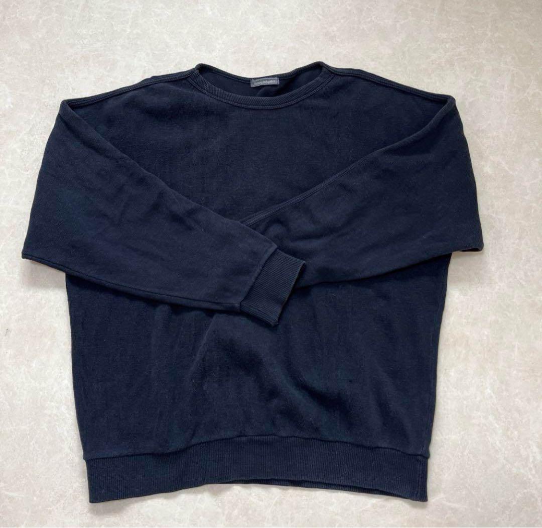 80's ISSEY MIYAKE MEN スウェット バックロゴ 筆タグ