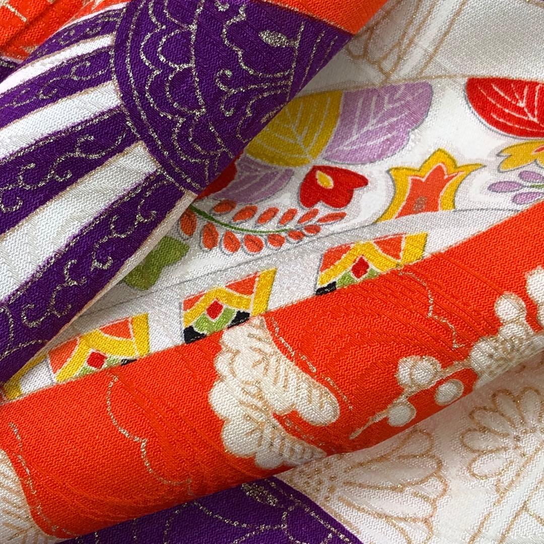 子供着物 十三詣り 13歳 花車 松 金彩 CK-7376 - メルカリ