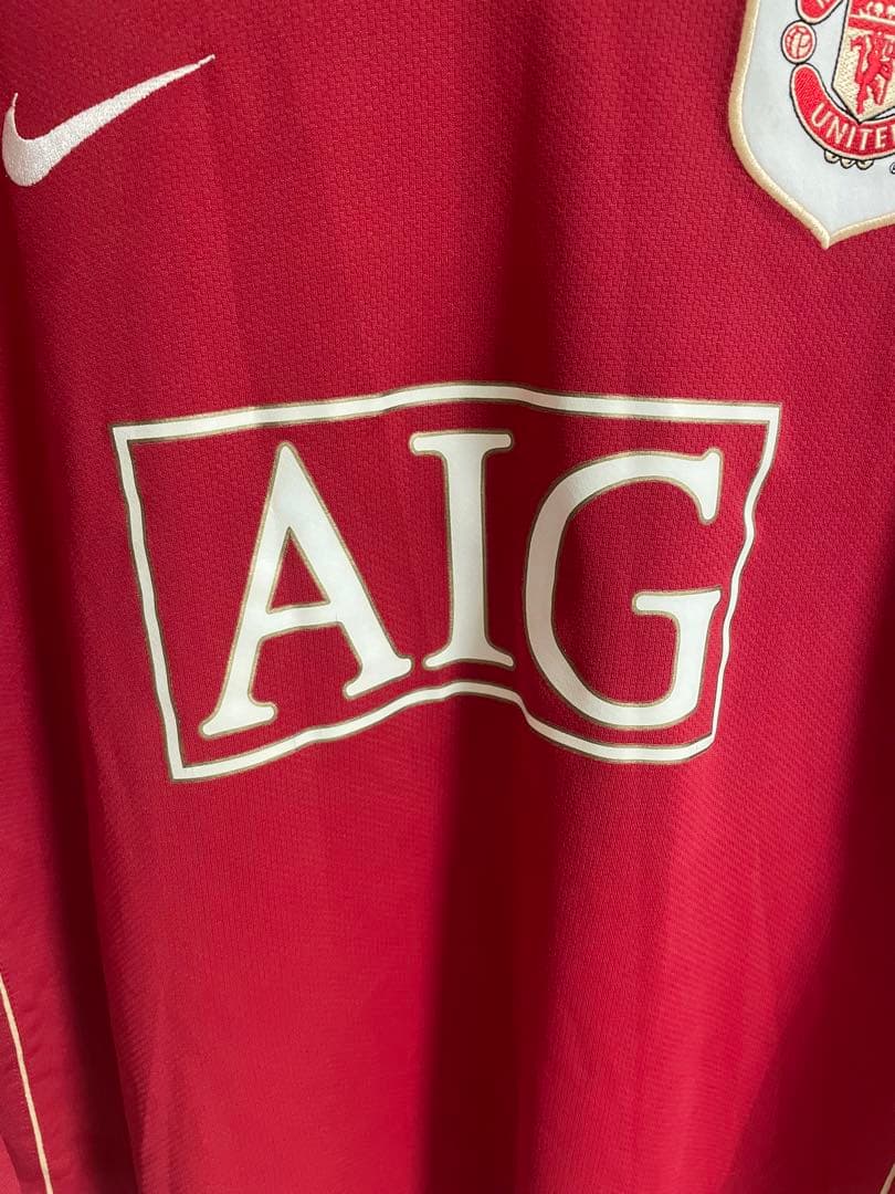 NIKE 06-07 マンチェスターユナイテッド ユニフォーム 長袖 AIG - メルカリ