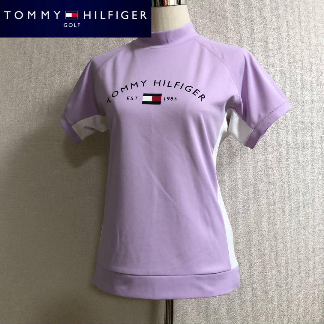 トミーヒルフィガーゴルフ 半袖 モックネック ウェア ラベンダー LLサイズ トミーヒルフィガーゴルフ 半袖 モックネック ウェア ラベンダー LL