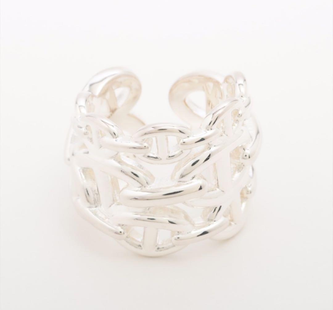 エルメスHERMÈS シェーヌダンクル アンシェネGM 46 HERMES 注文殺到！リング シェーヌ・ダンクル・アンシェネ GM (HERMES