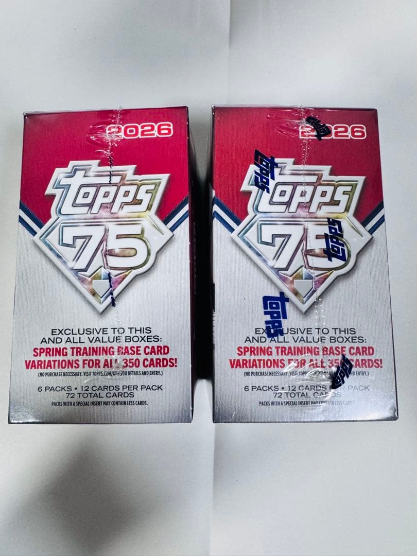 新品未開封topps MLB 2026series1 valueバリュー2BOX - メルカリ