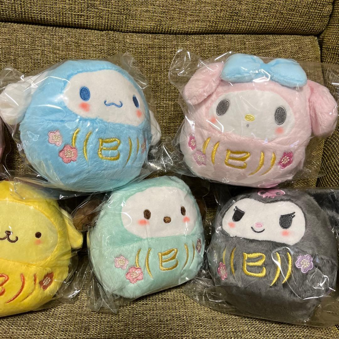 匿名送料込 新品○サンリオ 福袋 干支 マスコット ぬいぐるみ 全7種