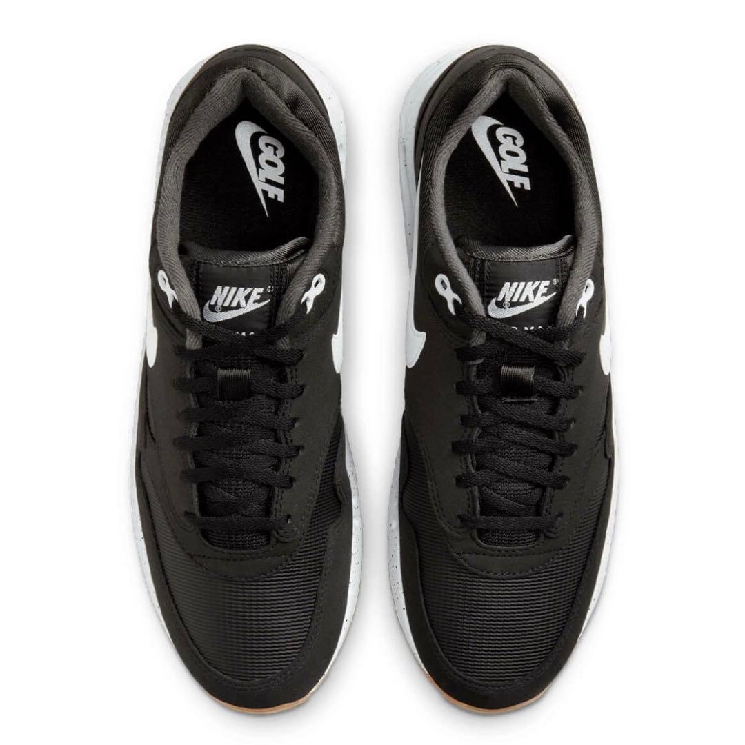 ナイキ ゴルフ 25.5cm エアマックス 1 シューズ スパイク 靴 白