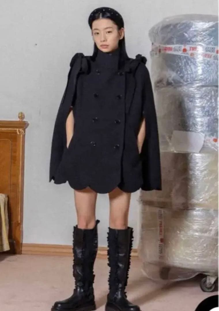 bibiy MELINDA CAPE ケープコート まっすーのアメカジ女子ト―