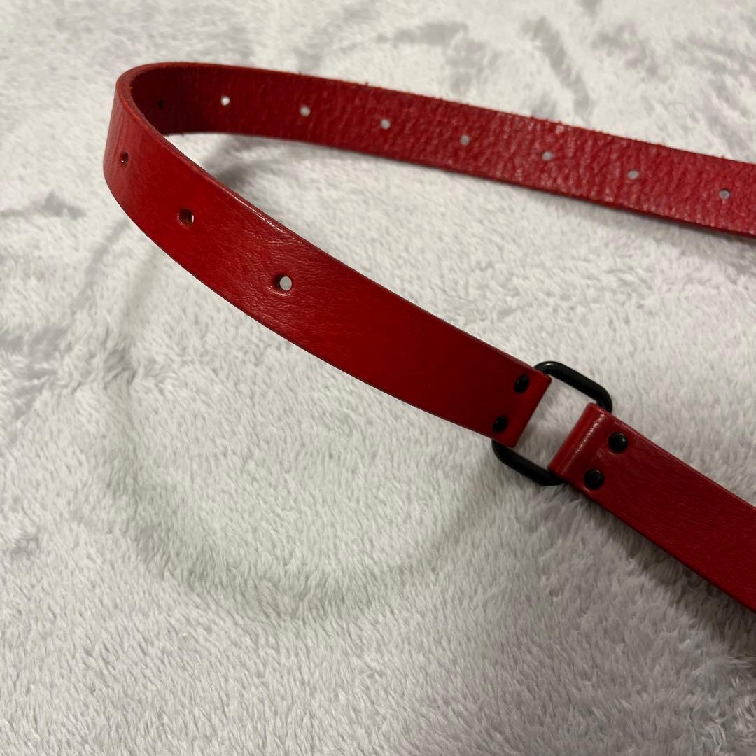 DRESSEDUNDRESSED レザーロングベルトの通販はau PAY マーケット