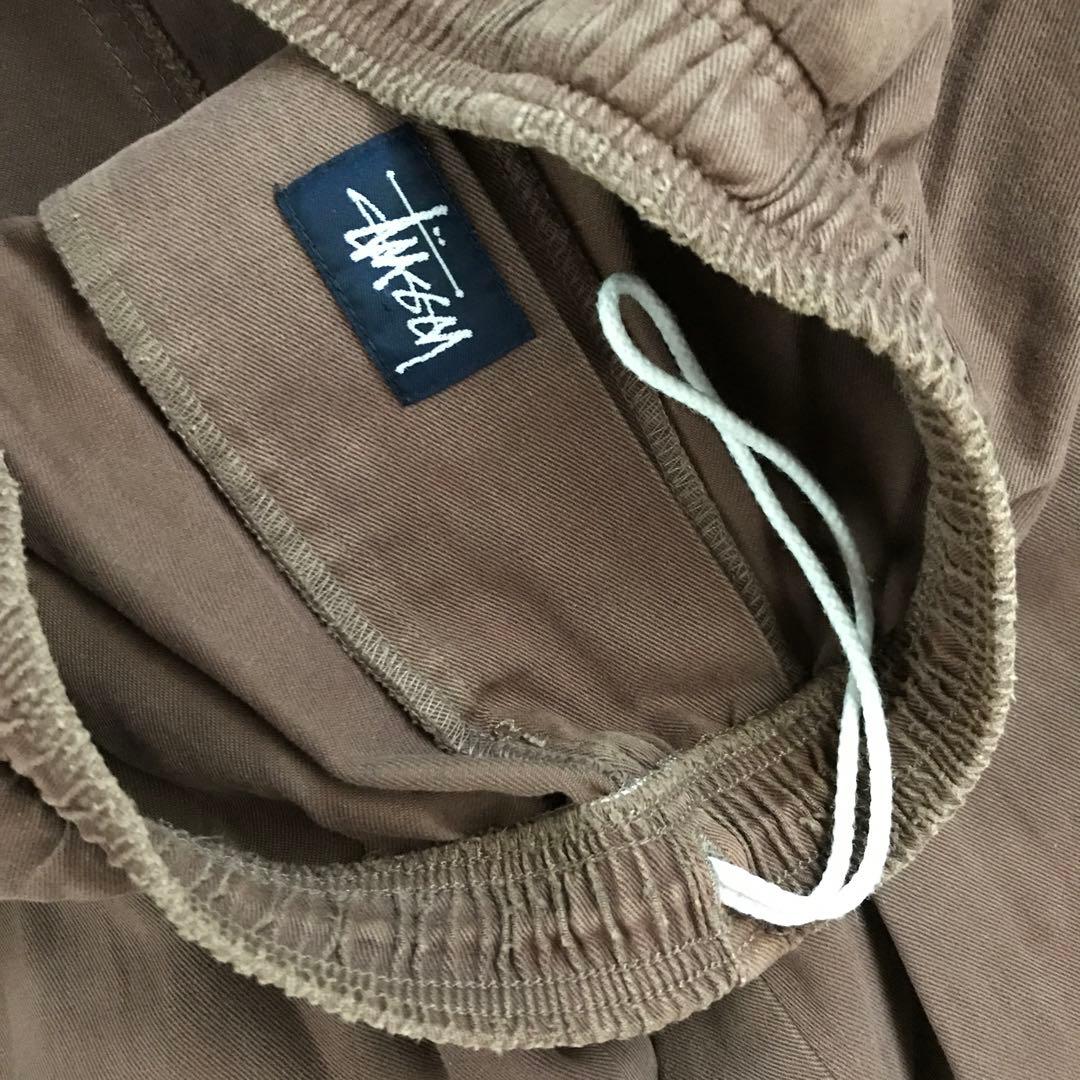 ブラウン stussy ステューシー 90年代 ビーチパンツ ヴィンテージ
