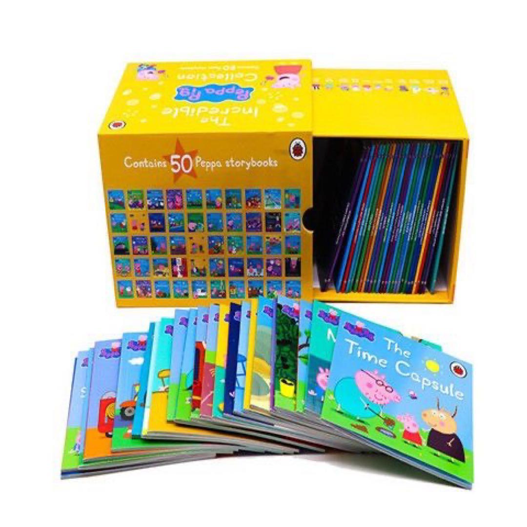 PeppaPig 黄箱 赤箱 2点お得セット ペッパピッグ 多読 英語絵本 - メルカリ