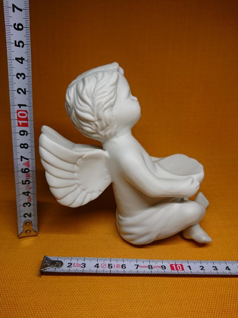 ビンテージ エンジェル 天使 磁器 置物 インテリア 工芸品 美術品