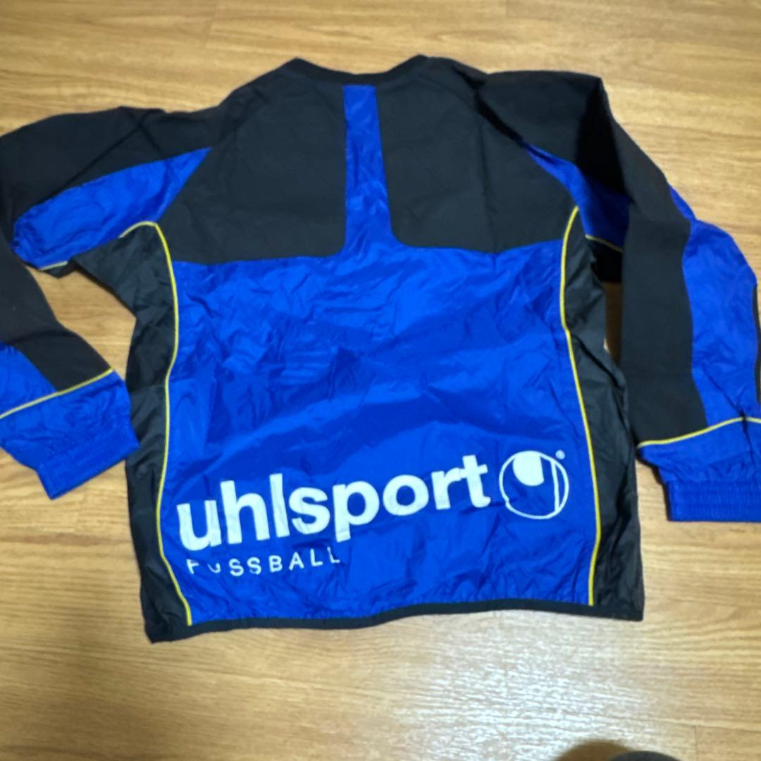 中古・美品】uhlsport ピステ・ウィンドブレーカー Sサイズ 上下セット