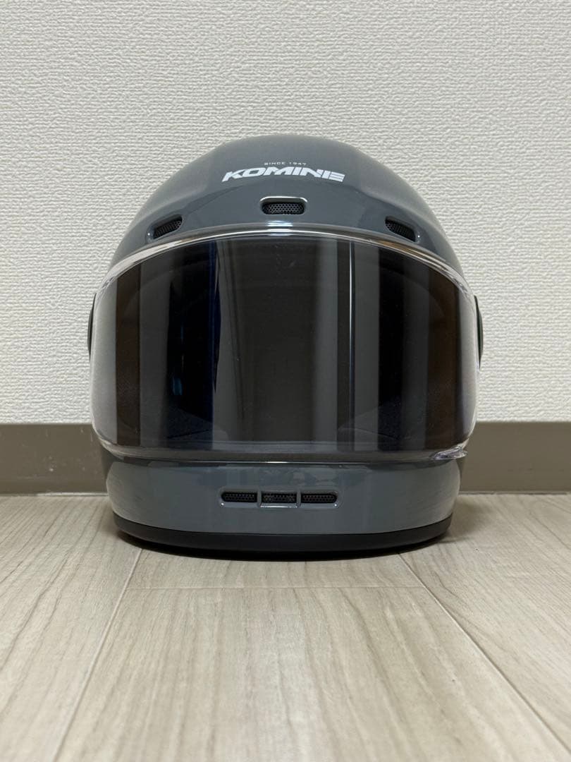 KOMINE フルフェイスヘルメット Mサイズ グレー コミネ（Komine） HK-171 FL システムヘルメット KOMINE 01-171 バイク