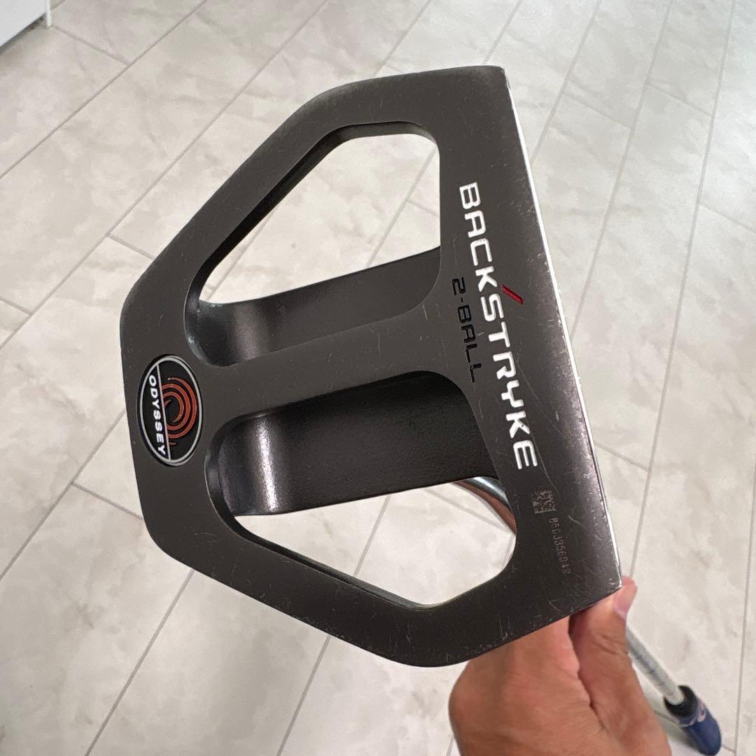 希少オデッセイ バックストライク 2ボール 34インチ 2-BALL パター