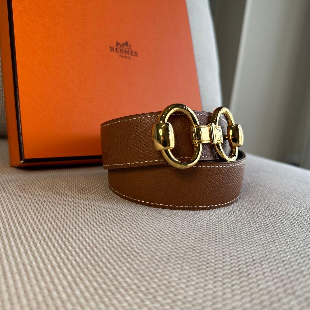正規品】エルメスベルトホースビットリバーシブル68HERMES