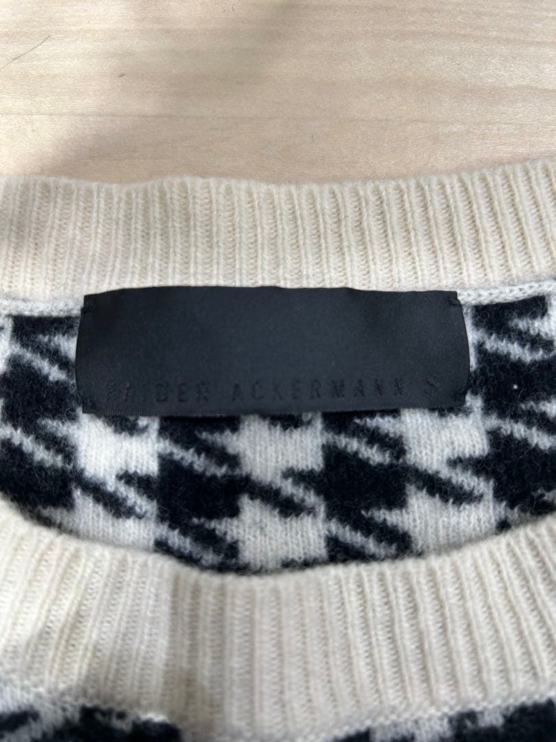 HAIDER ACKERMANN 千鳥格子柄 セーター - メルカリ