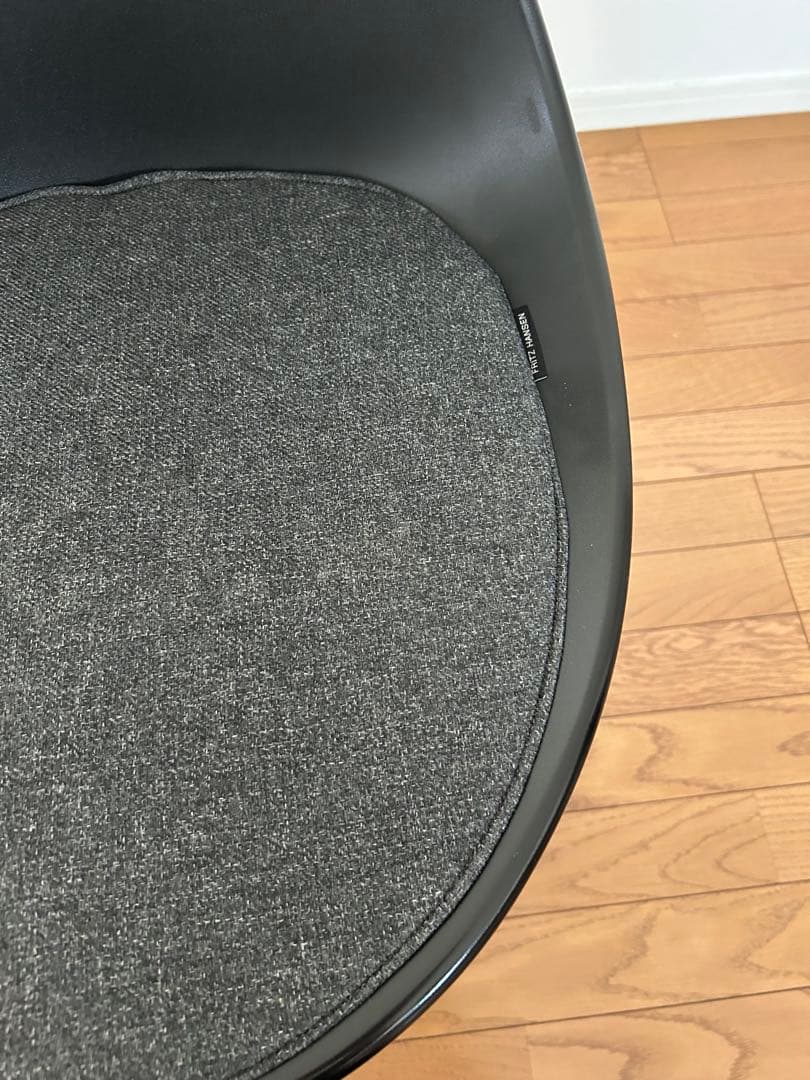 フリッツハンセン ドロップチェア ブラック オリーブ 二脚まとめ売り