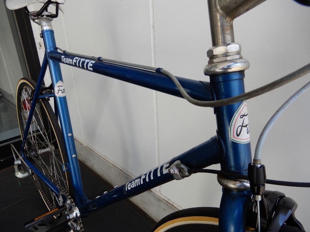 7.6kg　650C　クロモリ街乗り　チューブラー　ロード　チタンパーツ