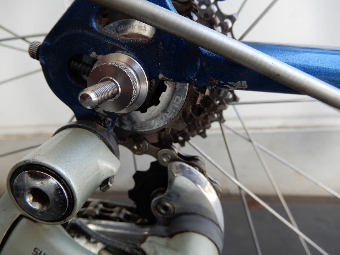 7.6kg　650C　クロモリ街乗り　チューブラー　ロード　チタンパーツ