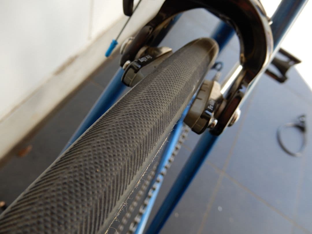 7.6kg　650C　クロモリ街乗り　チューブラー　ロード　チタンパーツ