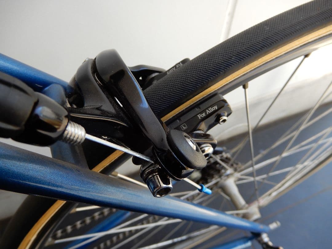 7.6kg　650C　クロモリ街乗り　チューブラー　ロード　チタンパーツ