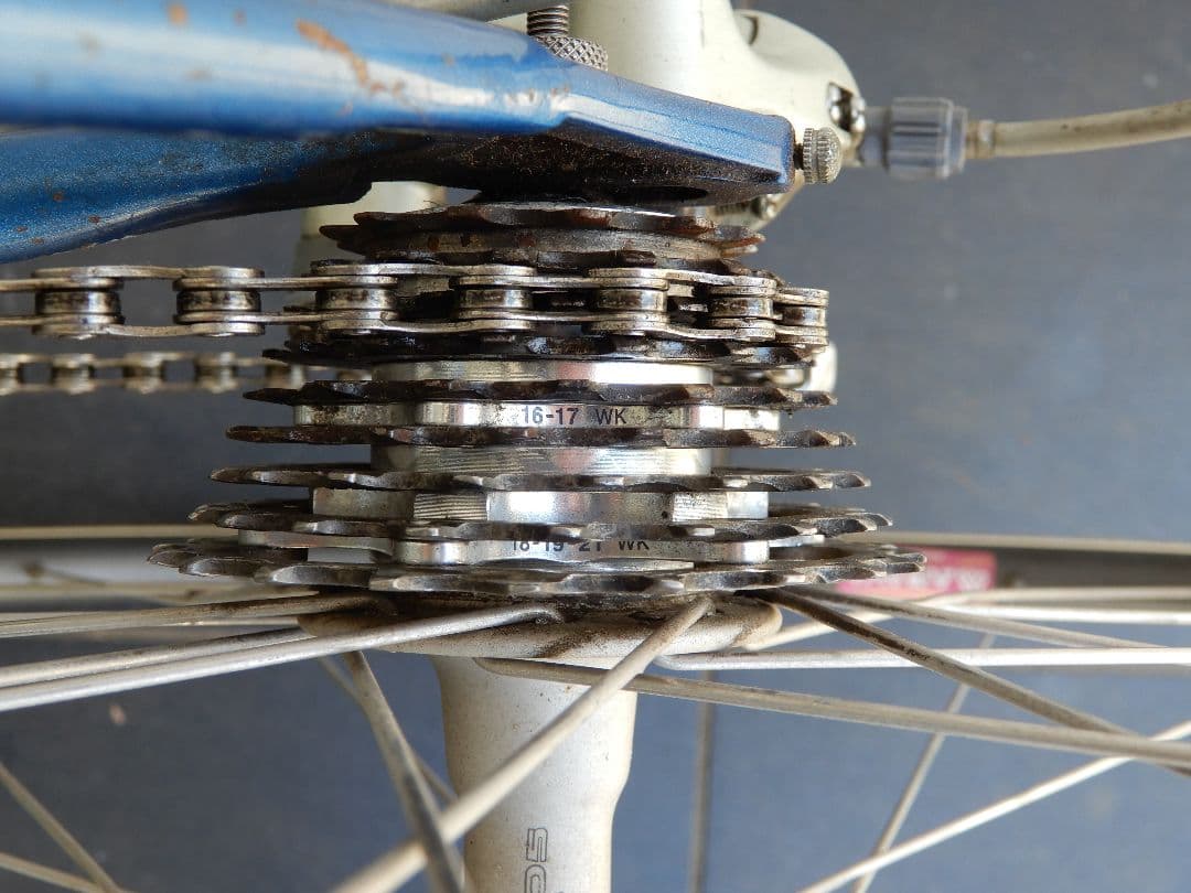 7.6kg　650C　クロモリ街乗り　チューブラー　ロード　チタンパーツ