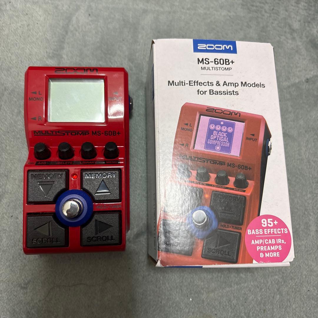 zoom MS-60B＋ ベースエフェクター MS-60B+ MultiStomp for Bassists | Buy Now | ZOOM