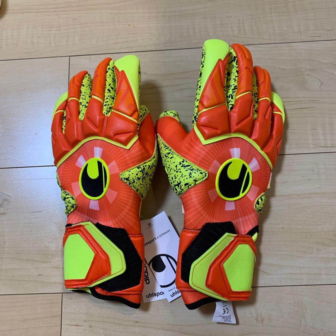 キーパーグローブ　ウールシュポルト　スーパーグリップ 楽天市場】ウールシュポルト ハイパーレッド スーパーグリップ+ ハーフ