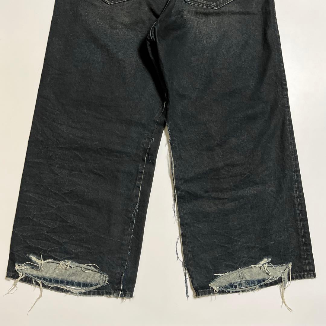 24AW BALENCIAGA Cut Up Baggy Denim Pants - メルカリ