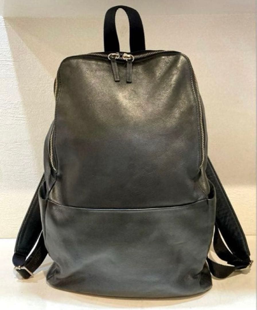 GALLARDAGALANTE レザーバックパック リュック A4可 黒 GALLARDAGALANTE