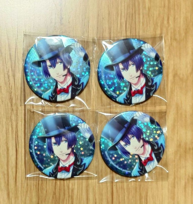 うたプリ シャニライ TRY NEW STAGE 聖川真斗 缶バッジ 4点セット