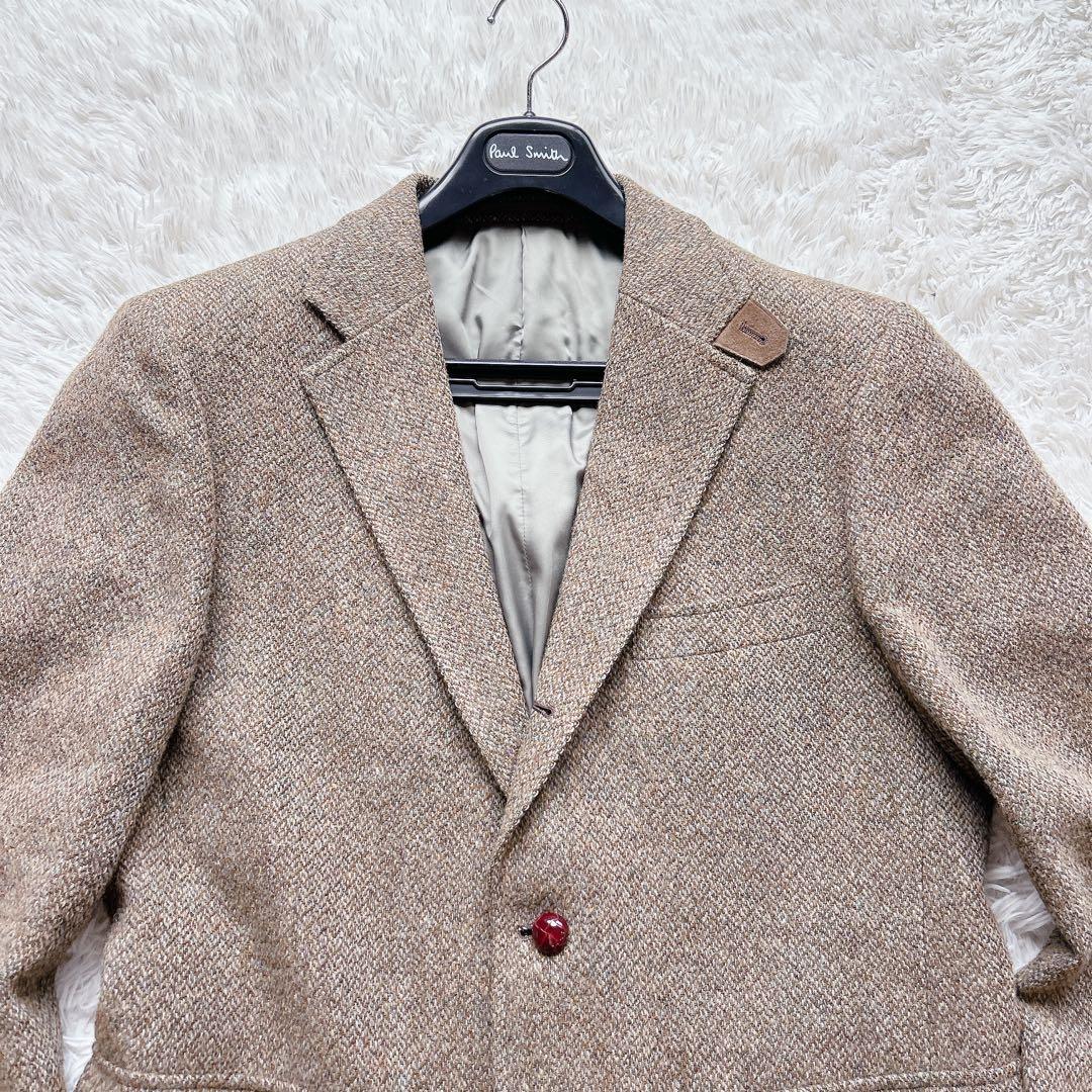 美品 J.PRESS ハリスツイード テーラード ジャケット くるみボタン