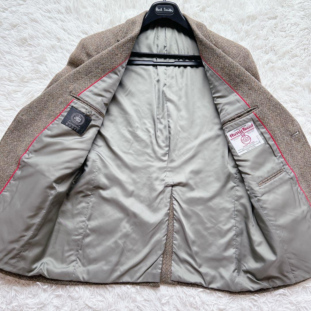美品 J.PRESS ハリスツイード テーラード ジャケット くるみボタン