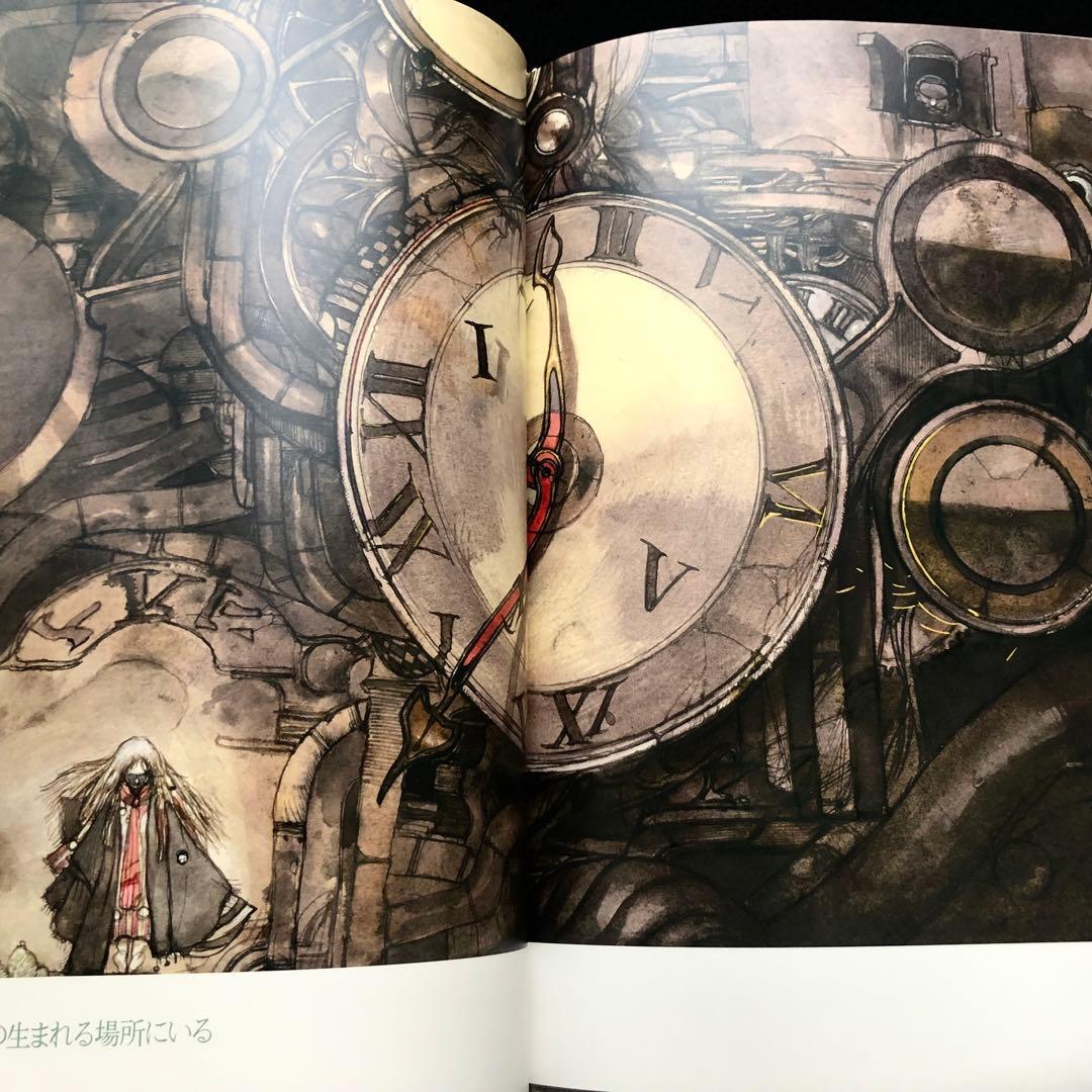 天野喜孝「天使のたまご 少女季 [2017 ver.] 」押井守 文 2017年