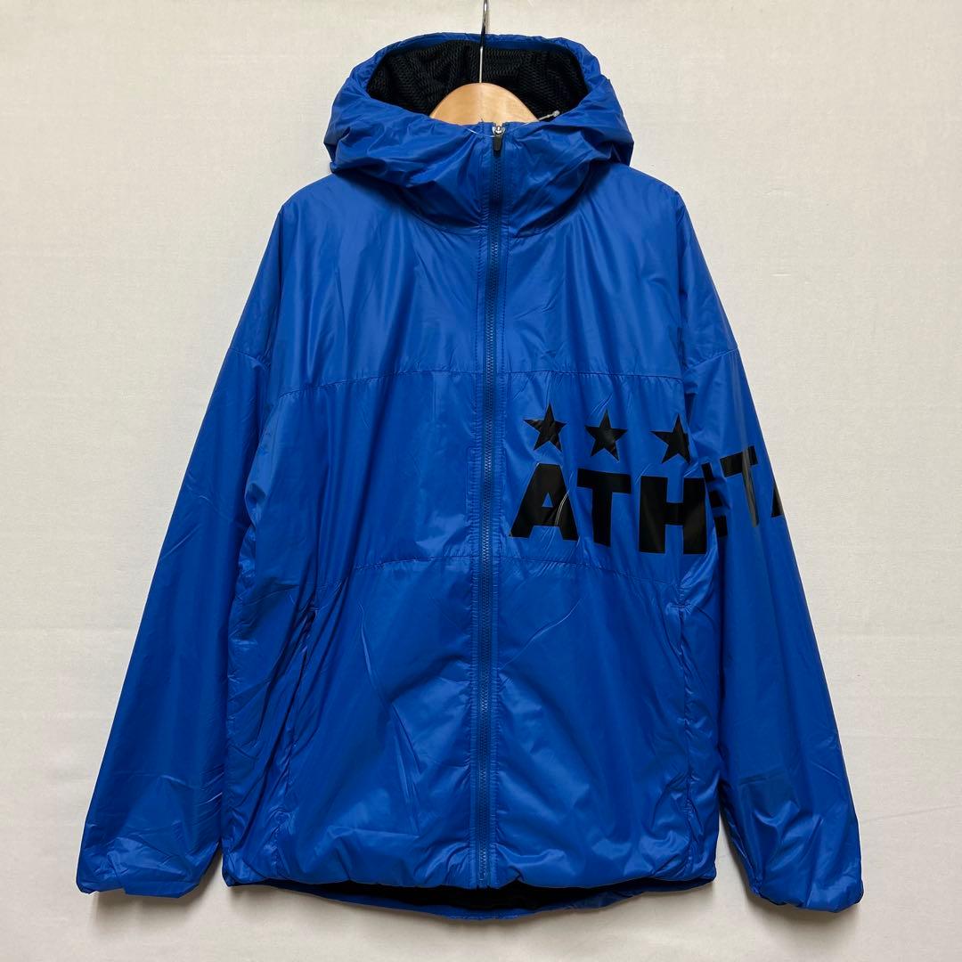 160cm アスレタ ジュニア 裏地付ウインドジャケット ブルー ATHLETA アスレタ 裏地付きウインドジャケット ジュニア(ネイビー