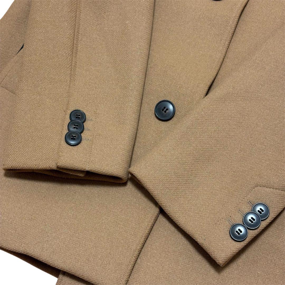 HUGO BOSS ヒューゴ ウールコート キャメル メンズ ステンカラー