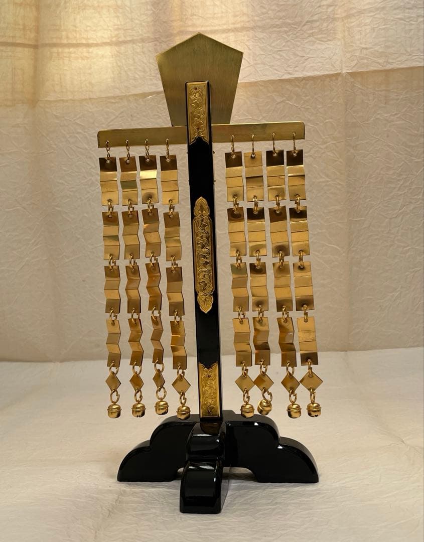 釣下型金幣　１尺 神社　小さなキズあり 釣下型金幣 1尺 神社 小さなキズあり