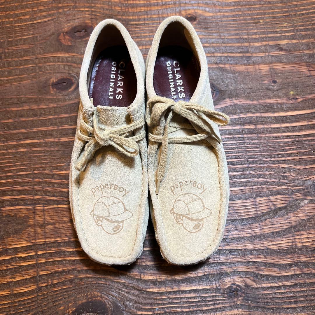 CLARKS × paperBoy ワラビー UK7 26cm クラークス CLARKS www.cosaga.com