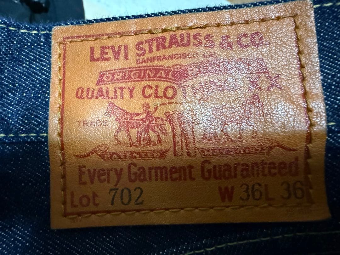 新品同様 廃番 LEVI'S リーバイス702XX W36 日本製 LEVIS - メルカリ