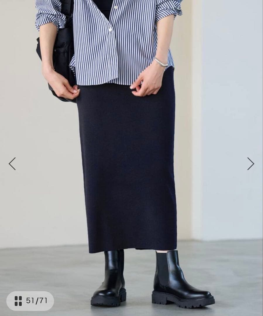 新品！FRAMeWORK 総針タイトスカート ≪追加≫総針タイトスカート（ロング・マキシ丈スカート）｜FRAMeWORK