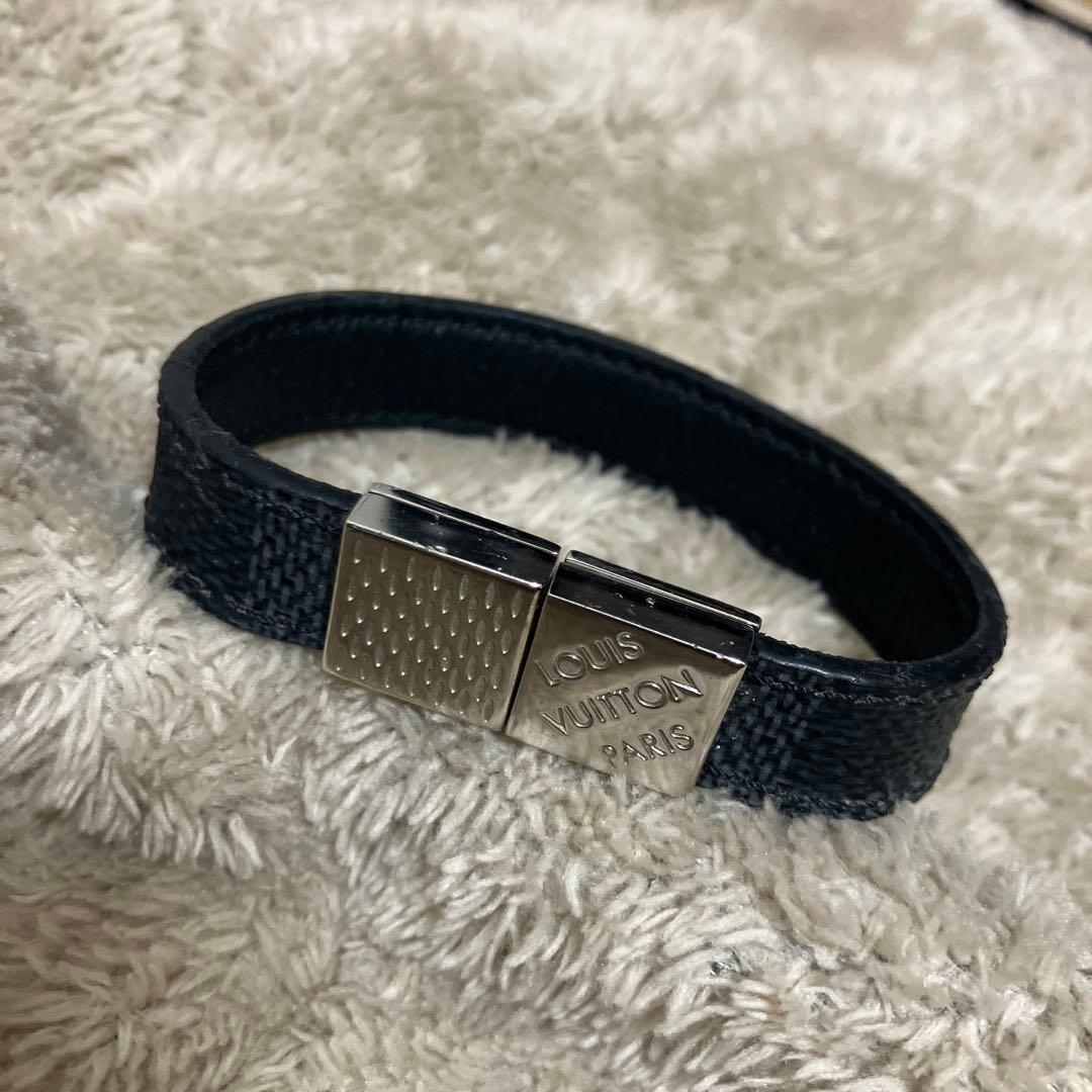 VUITTON ブレスレット 楽天市場】【美品】ルイヴィトン LOUIS VUITTON ブラスレ エセンシャル