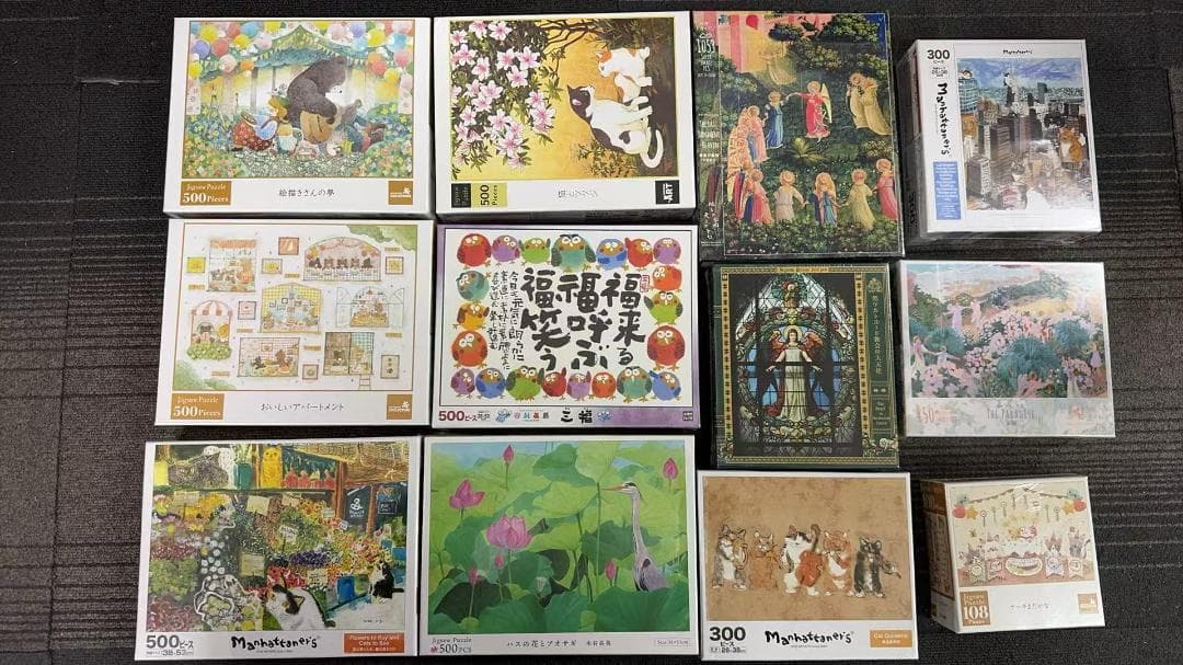 ジグソーパズル12個セット 新品未開封 未開封のジグソーパズル｜tackn