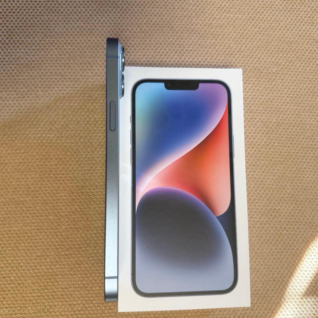 Phone14Plus 128GB ブルー バッテリー容量91%