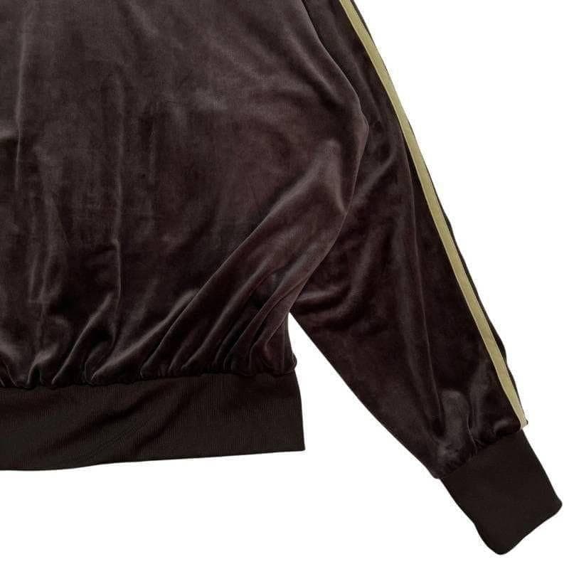 2741_1 adidas ファイヤーバード トラックトップ ベロア ブラウン